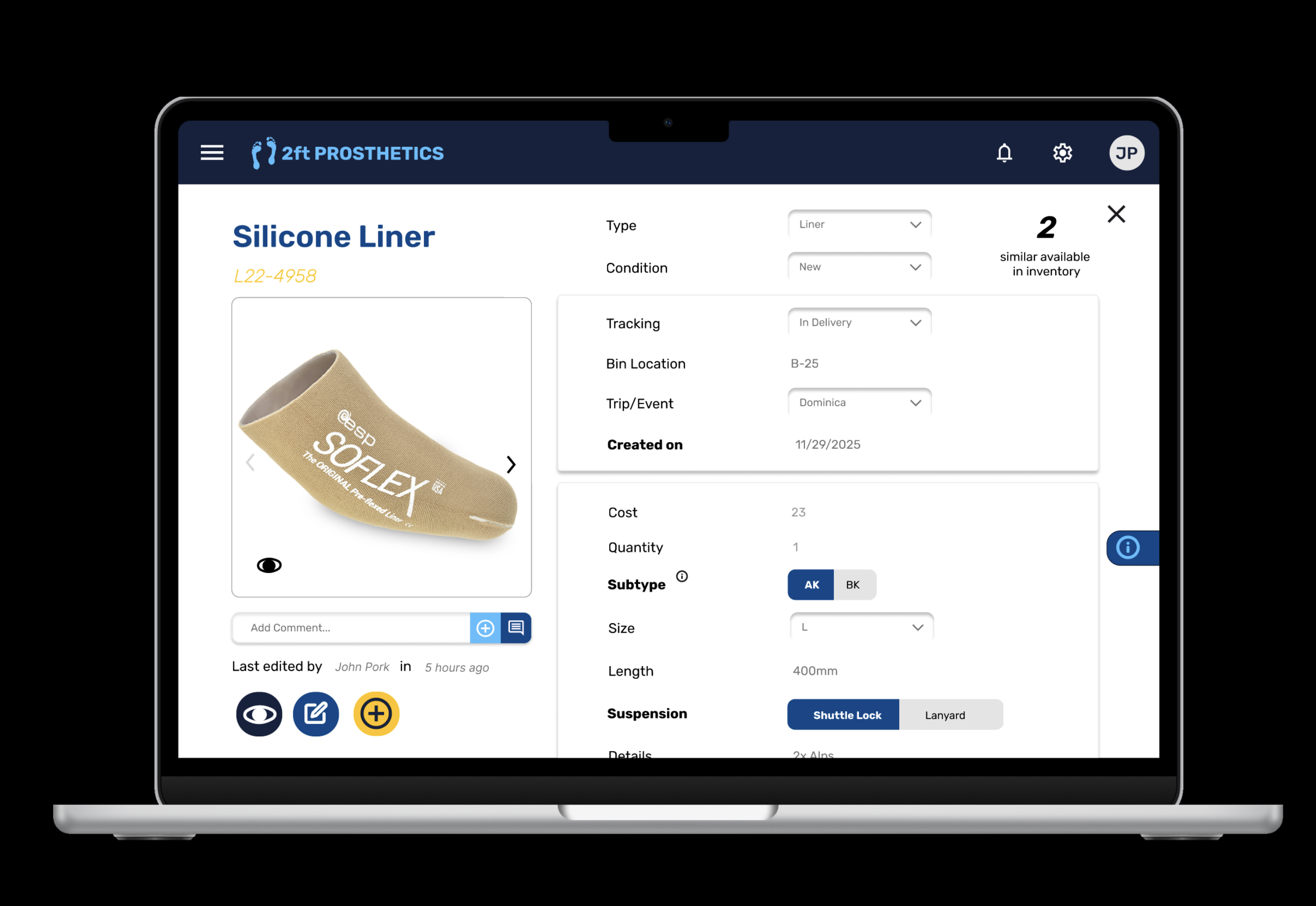 Placeholder: Hi-fi view component (blue/yellow)